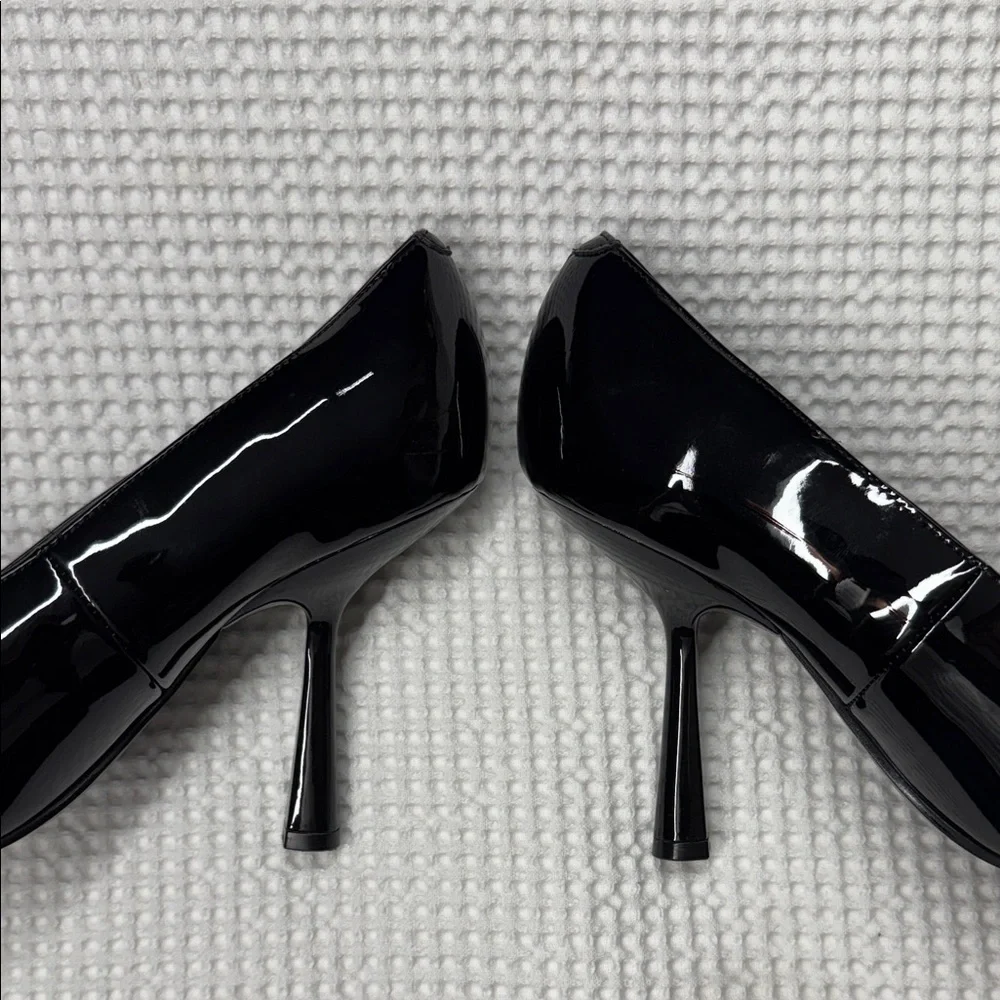 Nine West Black Patent Pointed Pumps - Size 7 - Picture 5 of 5